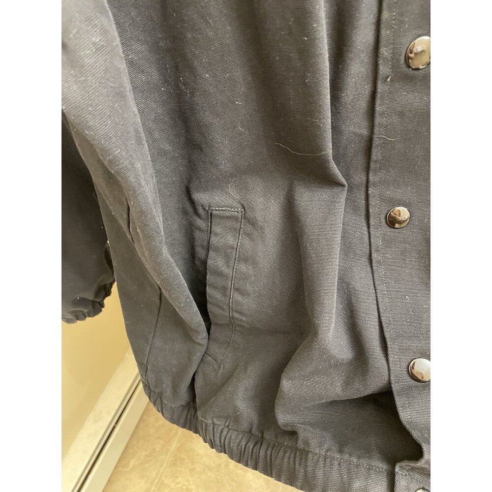 RARE Vintage 2008 Men's Crooks & Castles 'God, Guns & Money' Jacket Black Read* - Picture 10 of 16